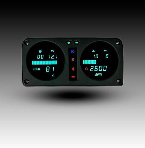 لوحة قياس LED رقمية النخبة لـ 1980-1995 سوزوكي ساموراي SJ410/SJ413 - ترقية مجموعة لوحة القيادة الحديثة DP1300 (أخضر) in Saudi Arabia