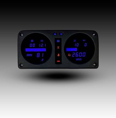 لوحة قياس LED رقمية النخبة لـ 1980-1995 سوزوكي ساموراي SJ410/SJ413 - ترقية مجموعة لوحة القيادة الحديثة DP1300 (أخضر) in Saudi Arabia