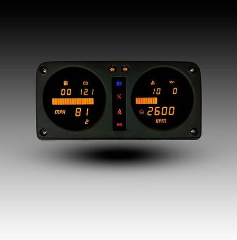 لوحة قياس LED رقمية النخبة لـ 1980-1995 سوزوكي ساموراي SJ410/SJ413 - ترقية مجموعة لوحة القيادة الحديثة DP1300 (أخضر) in Saudi Arabia