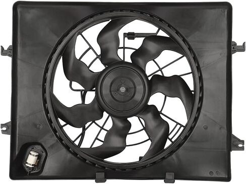 Radiator Fan Replacement for 2014 for Hyundai Sonata，2014-2015 for Kia Optima，2015-2017 for Ford Edge，2016 for Lincoln MKX，2003-2004 for Mazda 6 623770 1707 Radiator Cooling Fan in Saudi Arabia