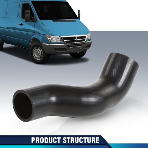 PIT66 خرطوم الديزل توربو إلى المبرد الداخلي متوافق مع دودج سبرينتر فريتلاينر 2004 2005 2006 in Kuwait