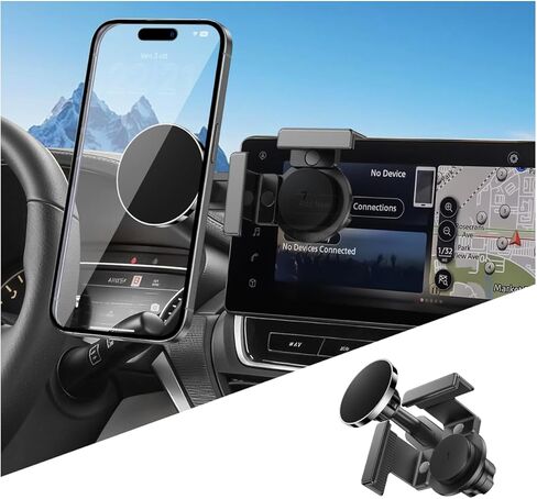 Ruiya 2023-2026 Altima Magnetic Car Phone Mount for 2023-2026 Nissan Altima (SL/SR VC-Turbo) Accessories 360° Adjustable Floating Screen Dashboard Monitor Base Car Phone Holder(Only for 12.3") in Kuwait