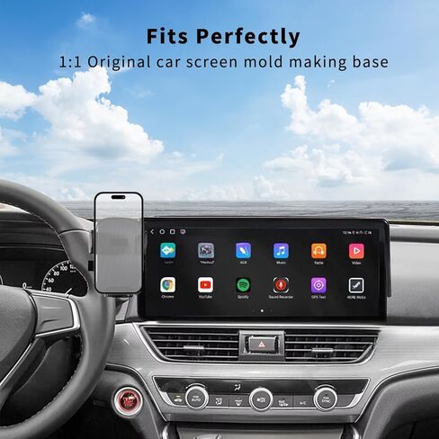 Phone Mount Holder for Honda Accord 2026 2025 2024 2023 Accessories Accessory 11th Gen Prime Hybrid Sport EX-L Touring Sport-L 12.3" Screen, Sunglasses Storage Box Plastic Black in Saudi Arabia