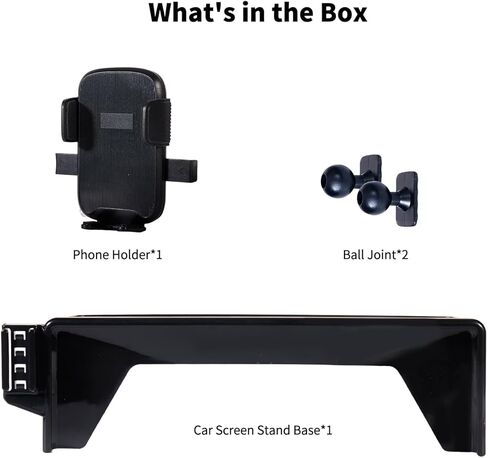 Phone Mount Holder for Honda Accord 2026 2025 2024 2023 Accessories Accessory 11th Gen Prime Hybrid Sport EX-L Touring Sport-L 12.3" Screen, Sunglasses Storage Box Plastic Black in Saudi Arabia