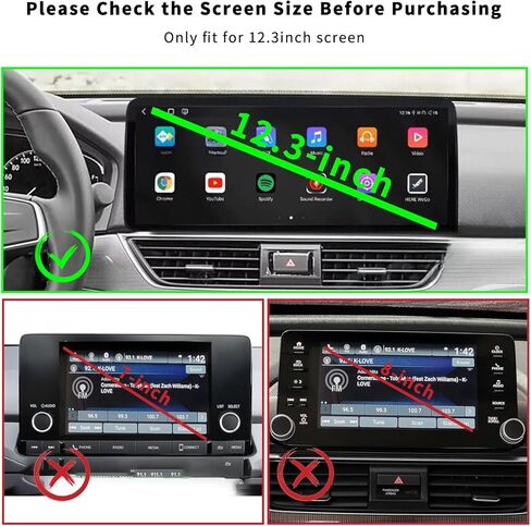 Phone Mount Holder for Honda Accord 2026 2025 2024 2023 Accessories Accessory 11th Gen Prime Hybrid Sport EX-L Touring Sport-L 12.3" Screen, Sunglasses Storage Box Plastic Black in Saudi Arabia