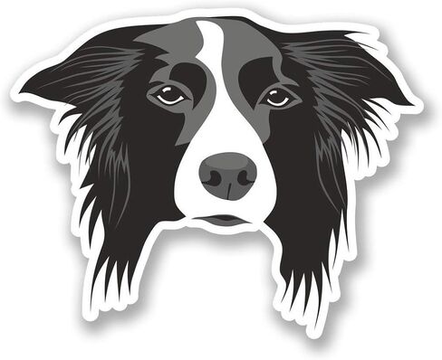 Border Collie Dog Sticker for Scrapbooking Waterproof Vinyl Stickers for Water Bottle, Laptop & Phone Case 50 Pack in Saudi Arabia