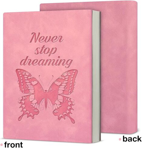 Inspirational Journal Never Stop Dreaming Butterfly Writing Notebook Motivational Gift for Women Teen Girls in Kuwait