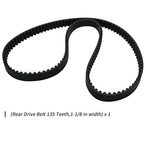 40307-00 Drive Belt,135T 1-1/8 inch Width for Harley-Davidson Softail Motorcycle 2000-2006 in Kuwait
