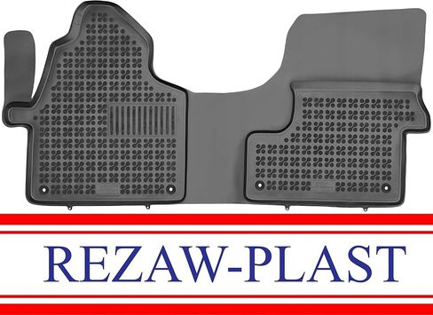 Rezaw-Plast Rubber Van Mat for 2007-2024 Mercedes Benz Sprinter Floor Mats 1st Row/Cargo Version/Custom Fit Tailored 1500/2500/3500/4500 Black in Saudi Arabia