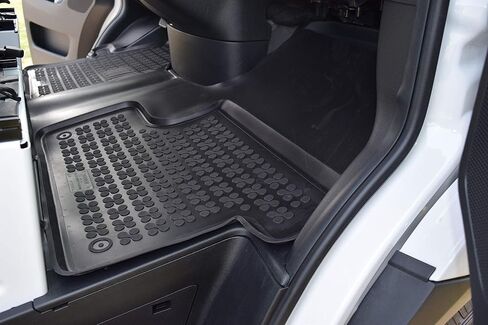 Rezaw-Plast Rubber Van Mat for 2007-2024 Mercedes Benz Sprinter Floor Mats 1st Row/Cargo Version/Custom Fit Tailored 1500/2500/3500/4500 Black in Saudi Arabia