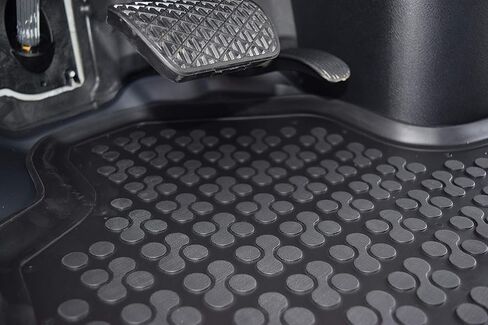 Rezaw-Plast Rubber Van Mat for 2007-2024 Mercedes Benz Sprinter Floor Mats 1st Row/Cargo Version/Custom Fit Tailored 1500/2500/3500/4500 Black in Saudi Arabia