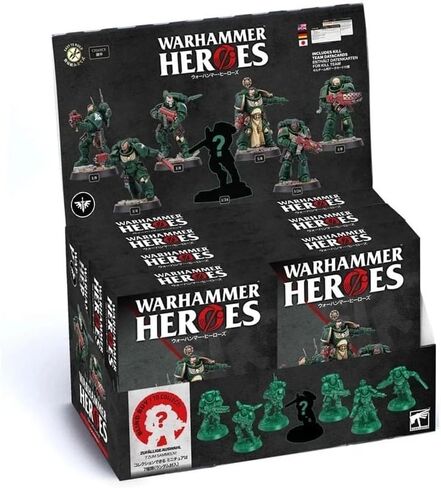 Games Workshop - Warhammer 40,000 - Warhammer Heroes - Dark Angels (Display box of 8 random plastic model kit) in Kuwait