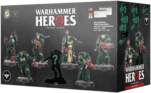 Games Workshop - Warhammer 40,000 - Warhammer Heroes - Dark Angels (Display box of 8 random plastic model kit) in Kuwait