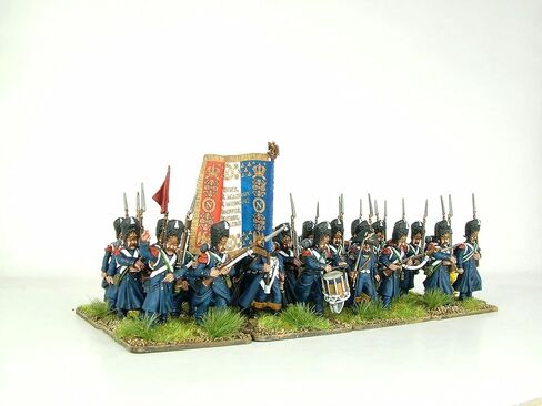 Wargames Delivered - Victrix Napoleon's French Old Guard Grenadiers Set with Bonus Miniature STL Download - 60 Highly Detailed 28mm Multipose Miniatures for Napoleonic Wargaming Dioramas in Kuwait