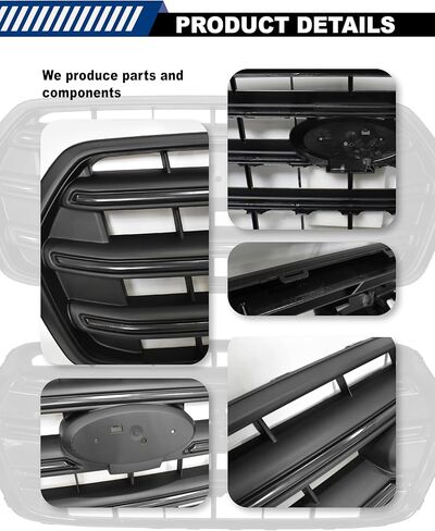 Front Grille Compatible with 2020 2021 2022 2023 2024 2025 Ford Transit 150 250 350 350HD Grill with Black-style Transit grille in Saudi Arabia