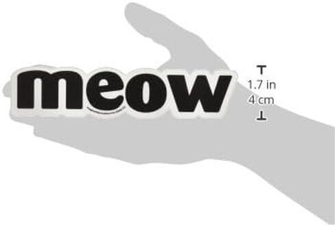 Imagine This 7-Inch by 2-Inch Car Magnet Word Shape, Meow in Kuwait