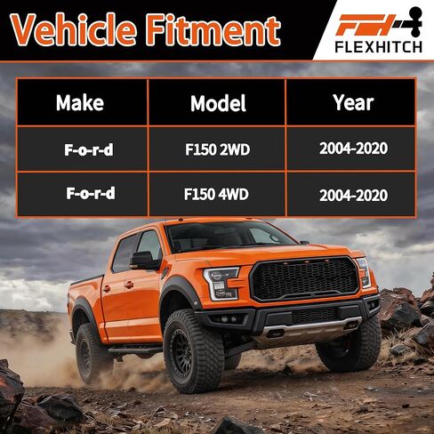 Heavy-Duty Fully Enclosed 3" Rear Leveling Lift Block Kits for 2004-2020 F150 2WD/4WD with 4 PCS Leaf Spring Axle U-bolts in Saudi Arabia
