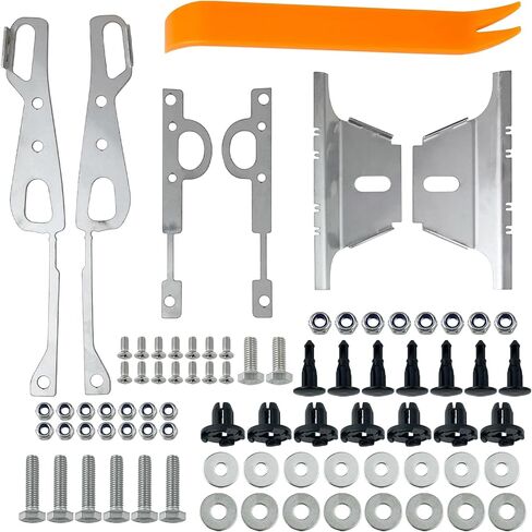 Front Rear Bumper Lift Kit Fit for Honda Civic EK Hatchback Coupe 1996-2000 With Hardware Hatch in Saudi Arabia