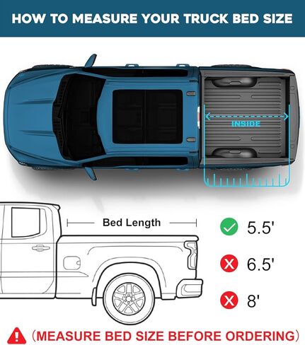 FRP Hard Tri Fold Truck Bed Tonneau Cover Fits 2015-2026 F150 with 5.5' Bed (67.1") | PRX3 | On Top | in Saudi Arabia