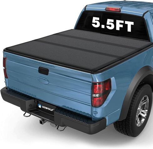 FRP Hard Tri Fold Truck Bed Tonneau Cover Fits 2015-2026 F150 with 5.5' Bed (67.1") | PRX3 | On Top | in Saudi Arabia
