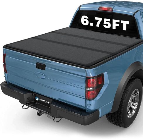 FRP Hard Tri Fold Truck Bed Tonneau Cover Fits 2015-2026 F150 with 5.5' Bed (67.1") | PRX3 | On Top | in Saudi Arabia