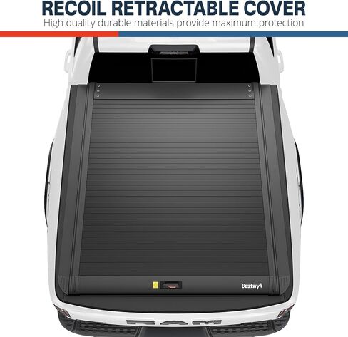 Bestwyll Retractable Hard Tonneau Cover Fits 2009-2026 Dodge Ram 1500 5.7Ft Truck Bed (incl. New Body & Classic) | No Fit W/RamBox or Stepside Model | K22D | in Saudi Arabia