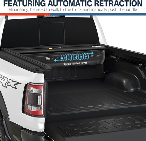 Bestwyll Retractable Hard Tonneau Cover Fits 2009-2026 Dodge Ram 1500 5.7Ft Truck Bed (incl. New Body & Classic) | No Fit W/RamBox or Stepside Model | K22D | in Saudi Arabia