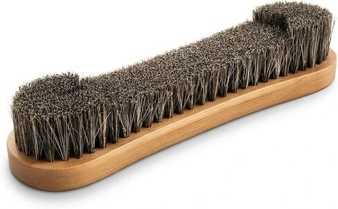 Soft Horsehair Surface Care Tool - Professional Billiard Table Cleaner with U-Shaped Dense Bristles - Ergonomic Wood Handle for Luxury Furniture, Auto Leather, Carpet and Garment Dusting (12 INCH) in Saudi Arabia