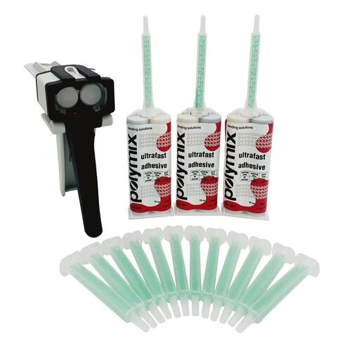 Polymix All-in-One Professional Use Ultra Fast Adhesive 50ml Master-Kit (P2.3001.050.B.KIT) in Saudi Arabia