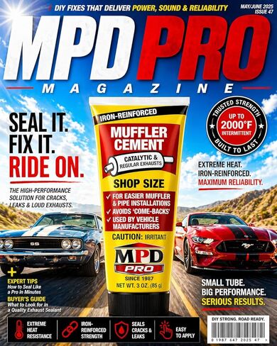 Muffler Cement Putty – 16 oz | Seals Exhaust Leaks, Cracks & Holes | Heat Resistant Up to 2000°F | Easy Application for Automotive Repairs (Pack of 1) in Kuwait