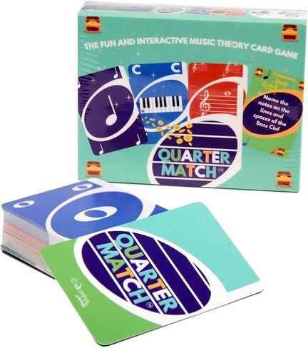 A Fun, Interactive Music Theory Card Game for Kids, Teens, and Adults — 142 Cards — The for Piano, Voice, Guitar, Violin, Percussion, and More! in Kuwait