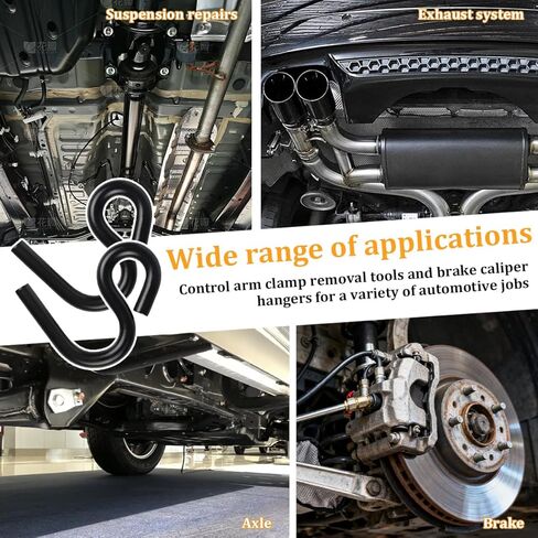 6007 Car Lower Control Arm Prying Tool, Vehicle Lower Ball Joint Pry Tools, Drake Off Road Specialty Suspension Installation Bushing Accessories, Universal for SUV, Sedan, Truck (Black) in Kuwait