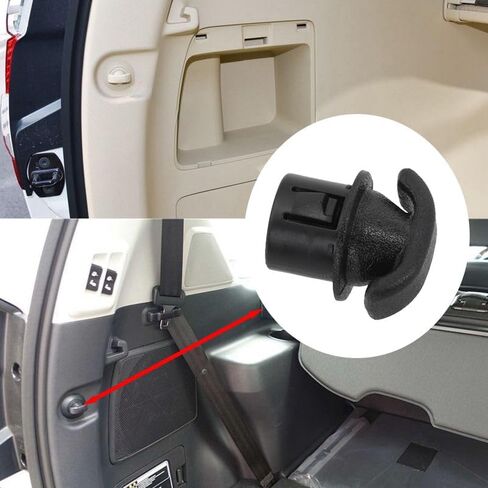 [Replacement] Car Rear Trunk Luggage Compartment Hook Buckle Compatible for Toyota for 4runner for Lexus for Gx460 64725-60020 Auto Accessories (Black) in Saudi Arabia
