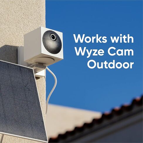 لوحة Wyze الشمسية - متوافقة مع Wyze Cam Outdoor، طاقة مستمرة مع شحن 2.5 وات 5 فولت (متجدد) in Kuwait