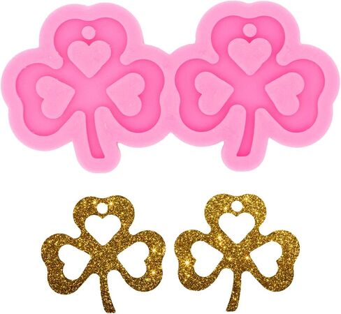 Leaf Shape Style Hollow Out Earring Silicone Molds, Handmade DIY Resin Molds, Jewelry Silicone Molds for Epoxy Resin Casting, Fasion Pendant Necklace Making Tools in Kuwait