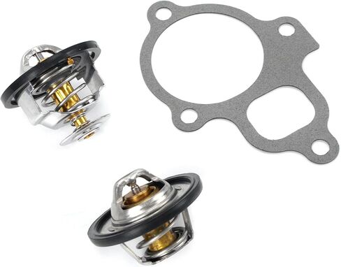 Coolant Thermostat Fit 14-17 for INFINITI QX60, 09-16 for Renault Koleos, 02-17 for Nissan X-Trail, 02-13 Altima, 08-13 Urvan, 02-12 Sentra, 08-14 Rogue, 09-12 for Suzuki Equator 2.5L in Kuwait