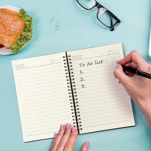 Funny Office Notebook - 2Pcs SOLVE THINGS Humorous Work Quote A5 Spiral Notebook Black Hardcover Diary Notepad for Office Coworker White Elephant Gift College Student Gag Gift Birthday Favor in Saudi Arabia