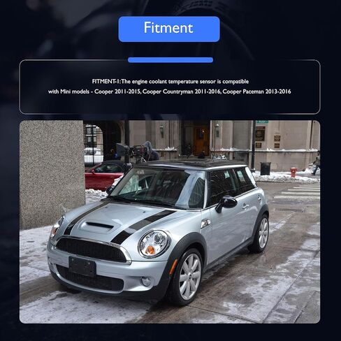 مستشعر درجة حرارة سائل تبريد المحرك HiSport - متوافق مع Mini Replaces 13627535068 7535068 96566364 1338F3 in Kuwait