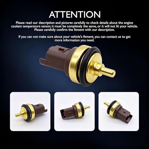 مستشعر درجة حرارة سائل تبريد المحرك HiSport - متوافق مع Mini Replaces 13627535068 7535068 96566364 1338F3 in Kuwait