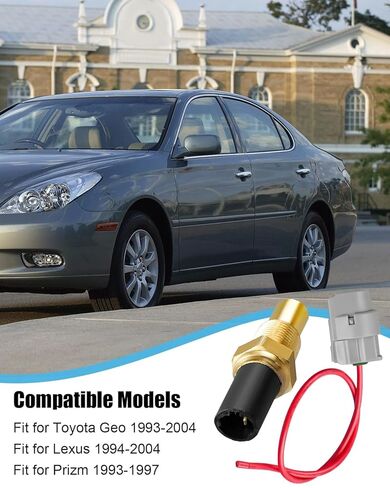 83420-20040 Engine Coolant Temperature Sensor Fit for Lexus 1994-2004 Toyota Geo 1993-2004 Prizm 1993-1997 with Connector Wire Replace 83420-AA010 83420-16050 83420-05010 in Kuwait