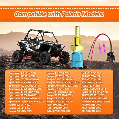 4010644 Coolant Temperature Sensor with Harness Wire Fit for Polaris Sportsman Ranger RZR Scrambler ACE 500 570 900 Water Temp Sensor in Saudi Arabia