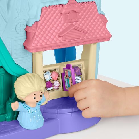 Fisher-Price Little People Toddler Toys Disney Frozen Arendelle Adventures Playset, Anna Elsa Olaf & Kristoff Figures, Kids Ages 18+ Months (Amazon Exclusive) in Kuwait