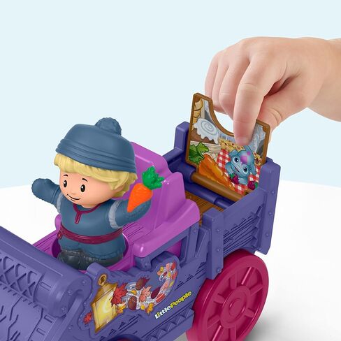 Fisher-Price Little People Toddler Toys Disney Frozen Arendelle Adventures Playset, Anna Elsa Olaf & Kristoff Figures, Kids Ages 18+ Months (Amazon Exclusive) in Kuwait