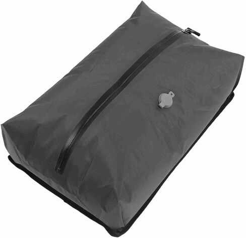 Travel Vacuum Bag Large Capacity Proof 16L Reusable TPU Compression Bag for Luggage Packing Camping Backpacking (Black) in Saudi Arabia