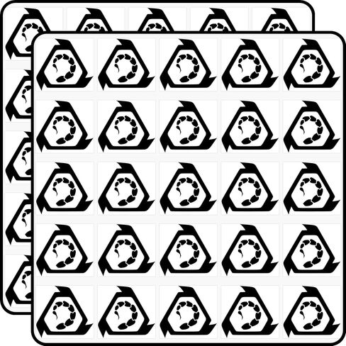 Brotherhood of NOD Insignia 50 Pack Scrapbook Sticker - 1 Inch Small Decals for Planners, Journals, Laptops & Envelope Seals in Kuwait