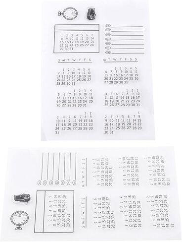 Generic Clear Silicone Stamp Set, Soft Textured Stamps for Scrapbooking Photo Album Greeting Cards, with Reusable Peel Stick Patterns for Home Decor in Kuwait