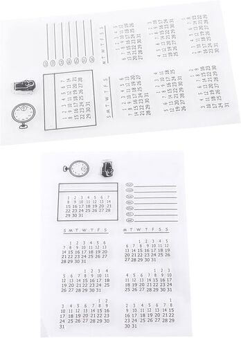 Generic Clear Silicone Stamp Set, Soft Textured Stamps for Scrapbooking Photo Album Greeting Cards, with Reusable Peel Stick Patterns for Home Decor in Kuwait
