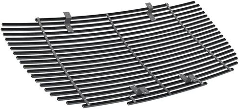 APS Premium Stainless Steel SS Black Billet Grille Grill Insert Compatible with Chrysler 300 300C 05 06 07 08 09 10 Main Upper N19-L00358R in Kuwait