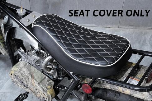 JMCHstore White Diamond Stitch Retro Mini Bike Seat Cover for Coleman B200R B200C B200V RB200 Realtree RT200 MEGA Moto B212 MAX Cushion Replacement Parts in Kuwait