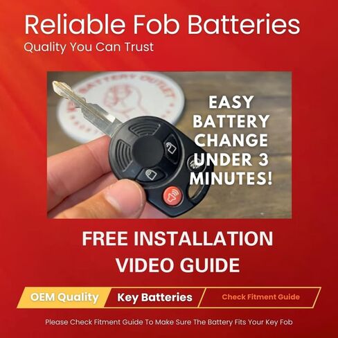 Key Fob Batteries for Lincoln CR2032 – Aviator, LS, Mark LT, MKS, MKT, MKX, MKZ, Navigator, Town Car, Zephyr – Lincoln Key Fob Battery Replacement in Saudi Arabia